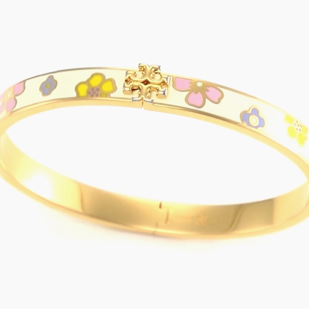 Tory Burch
Kira Gold-Plated & Enamel Hinge Bracelet